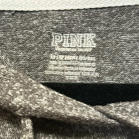Victoria Secret Soft Grey Heart Hoodie XS - Picture 2 of 5